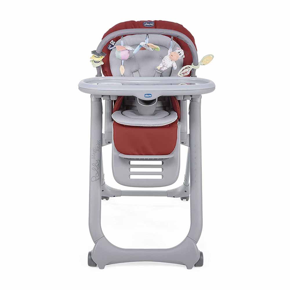 chicco red high chair